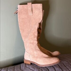 Sofft Samantha Taupe Suede Leather 7 Boot